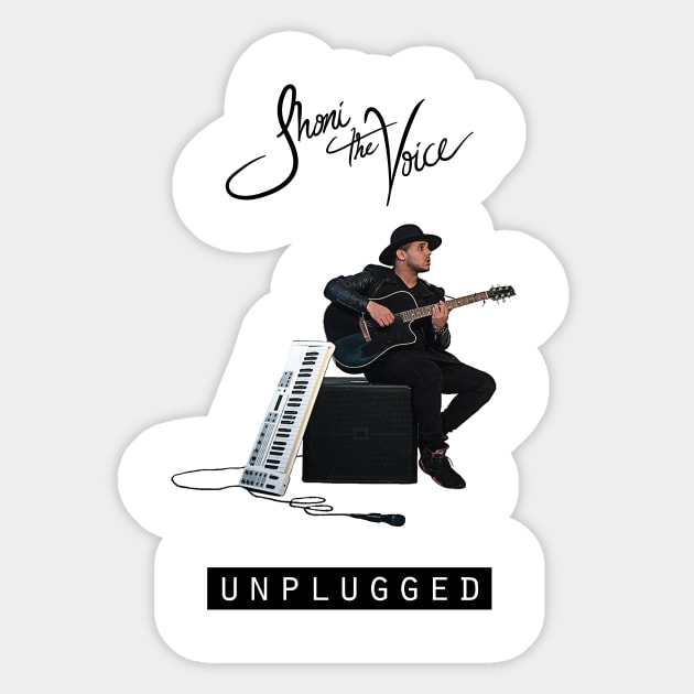 Jhoni The Voice "Unplugged" Album Tee Sticker by jhonithevoice